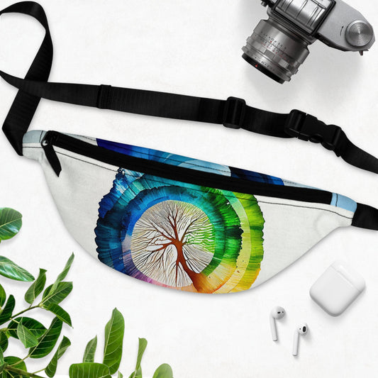 Vibrant Tree of Life Fanny Bag: A Symbolic, Colorful Accessory for Life Enthusiasts!