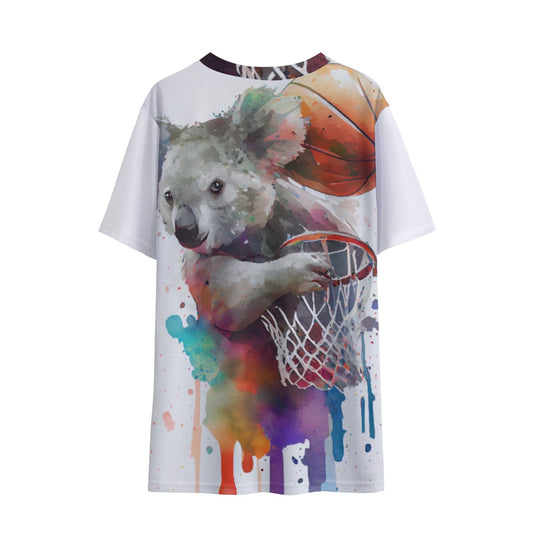 Lukas Basketball Kid's V-neck T-shirt