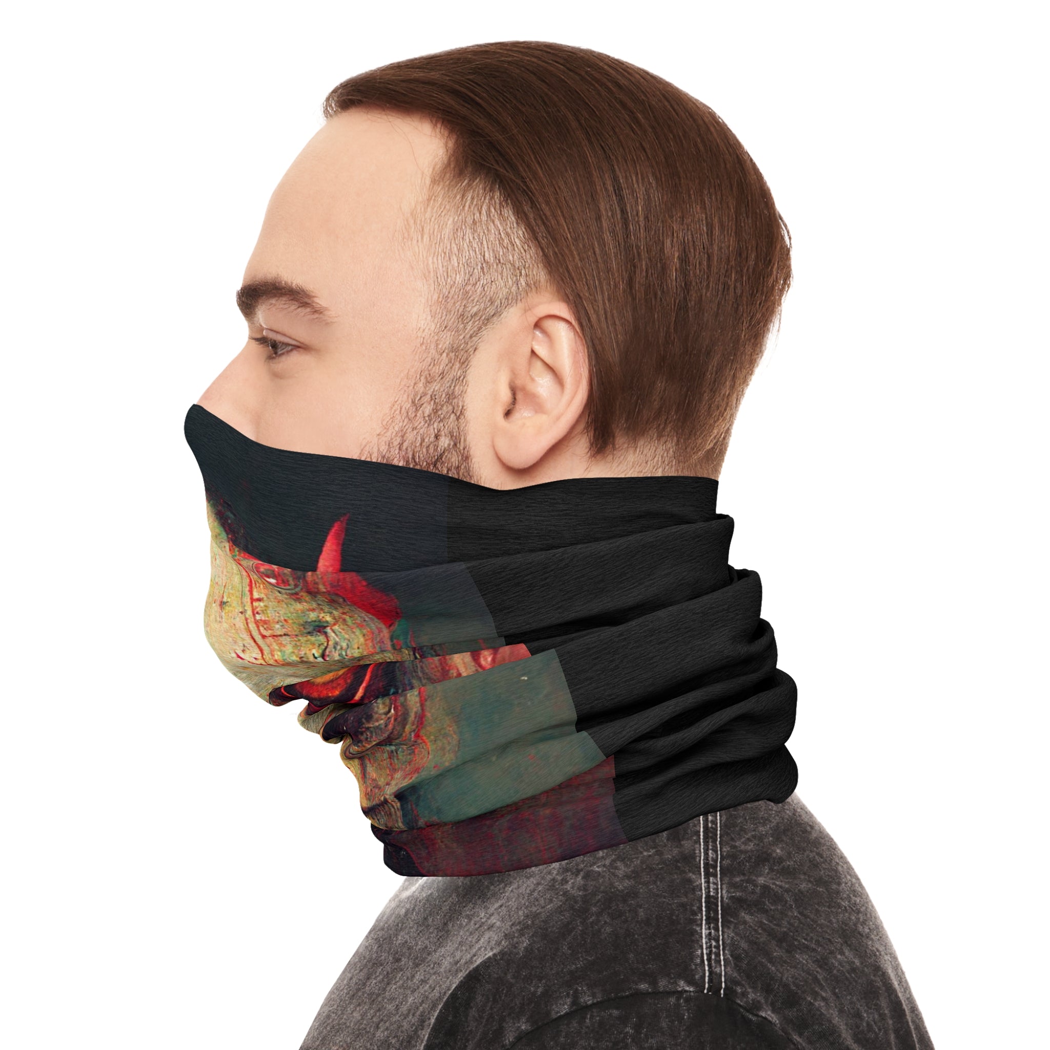 Bigetti Evil Eyes Tube Scarf: Gaming with a Sinister Twist!