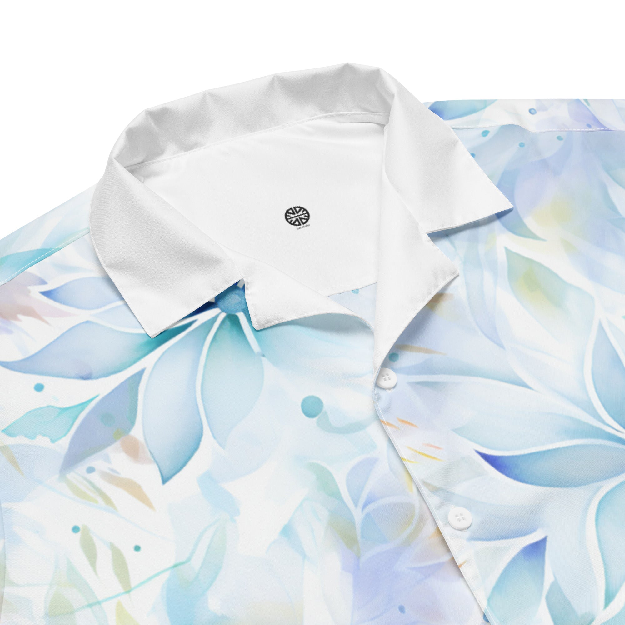 Subtle Elegance in Bloom: Whispering Floral Soft Pastel Unisex Hawaii Shirt - A Chic & Stylish Statement in Every Thread