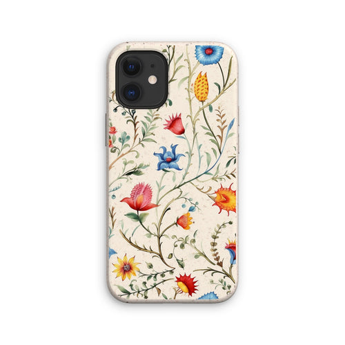 Mexican Floral Elegance Eco Phone Case: Sustainable Tradition!