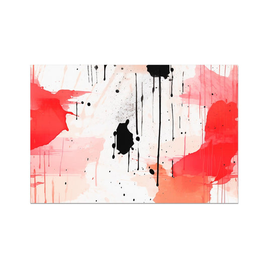 Red Splasher: A Canvas of Red Expressing Passionate Art!
