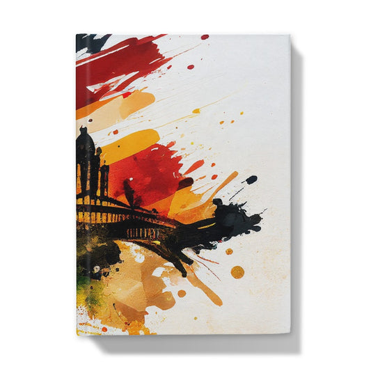 City Silhouette & Brushed German Flag: Your Daily Journal of Patriotic Inspiration