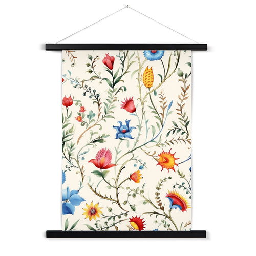 Mexican Floral Symphony Fine Art Print: Hang Tradition!
