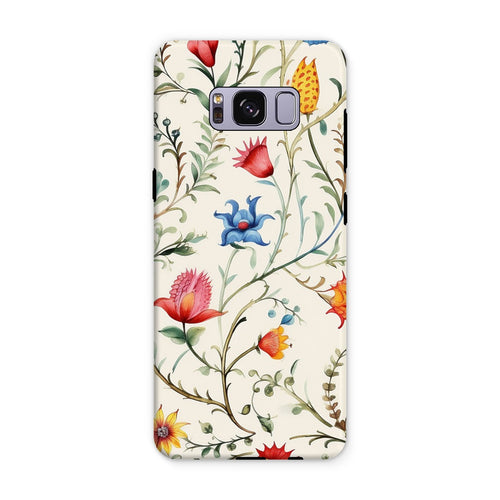 Mexican Floral Elegance Tough Phone Case: Protect in Style!