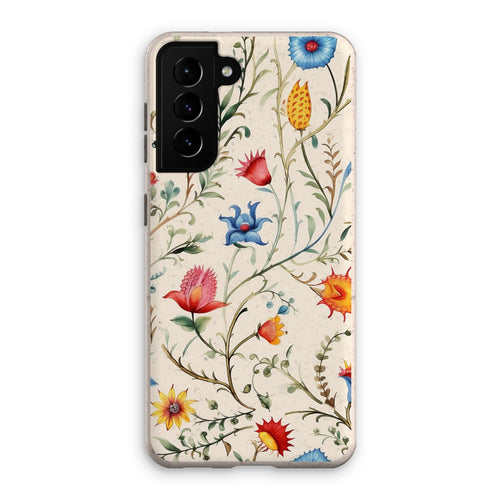 Mexican Floral Elegance Eco Phone Case: Sustainable Tradition!
