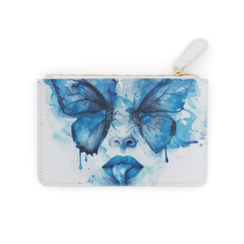 Azure Dream Schmetterling Clutch | Elegante Tasche für Joint-Utensilien und mehr