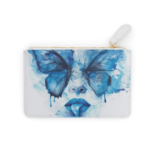 Azure Dream Schmetterling Clutch | Elegante Tasche für Joint-Utensilien und mehr