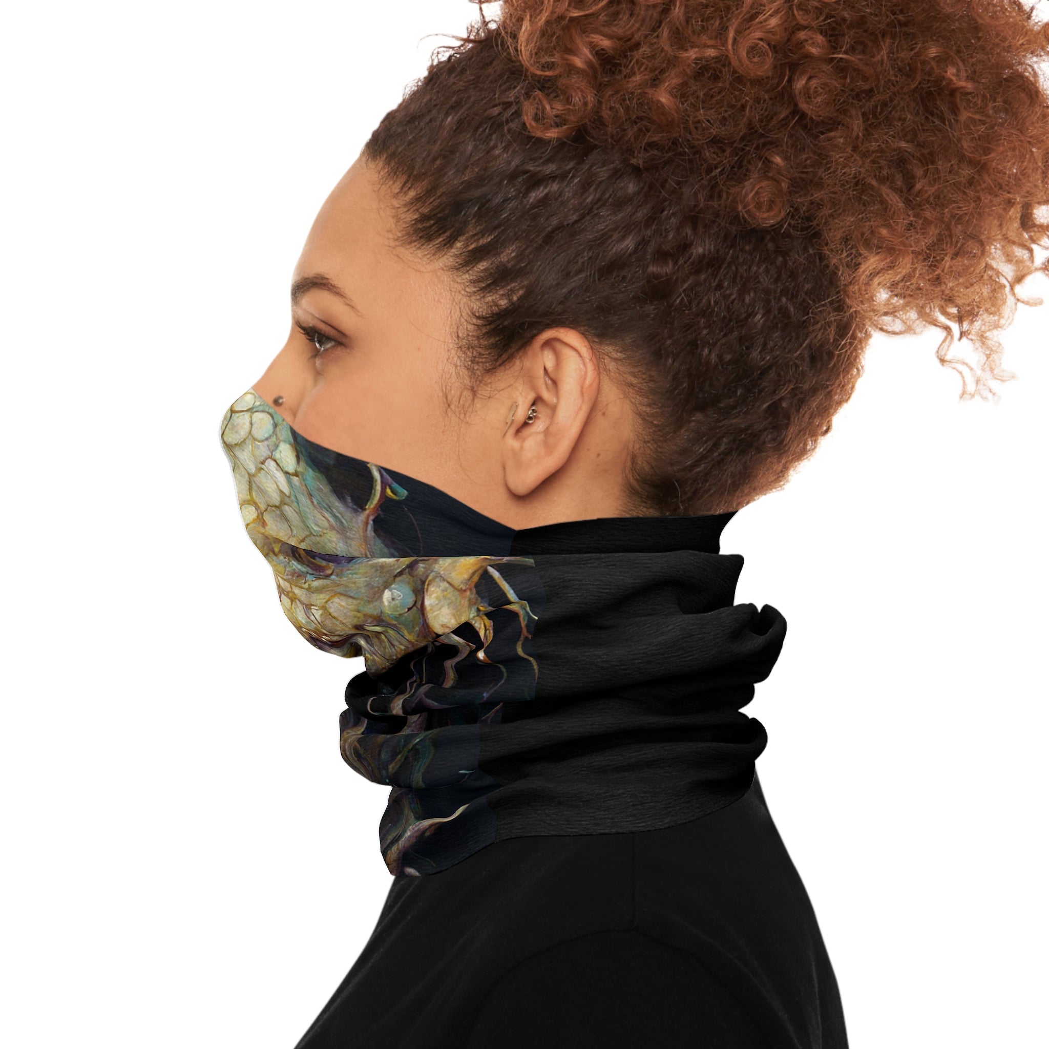 Tadpole Reptile Monster Tube Scarf: Navigate Gaming Jungles with a Child-Eater!