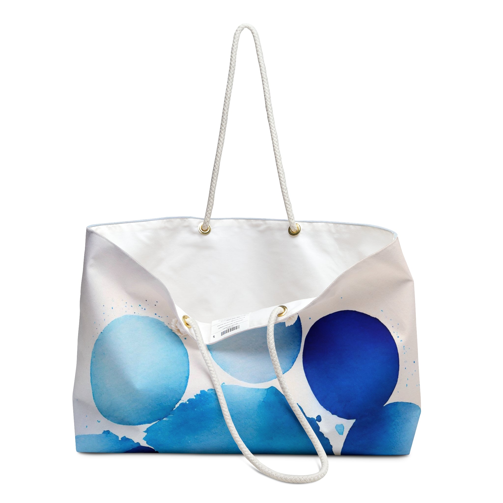 Blue Dots 2 Bags Combo: Tote & Weekender - Perfect Duo for Swimming Enthusiasts by SenBags