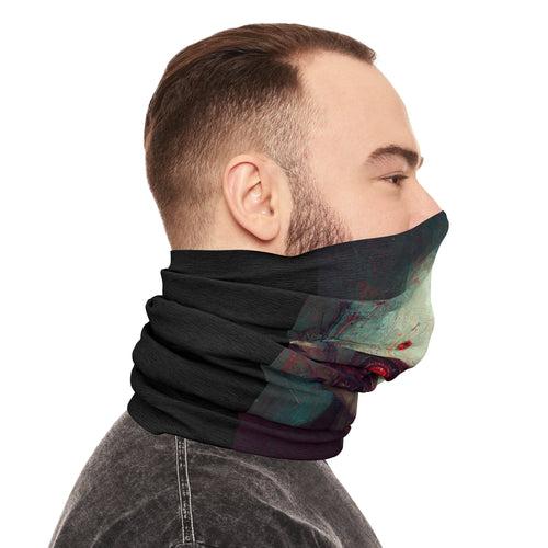 Aggressor Cyborg Gaming Tube Scarf: Navigate Through Sci-Fi Realms with Style!