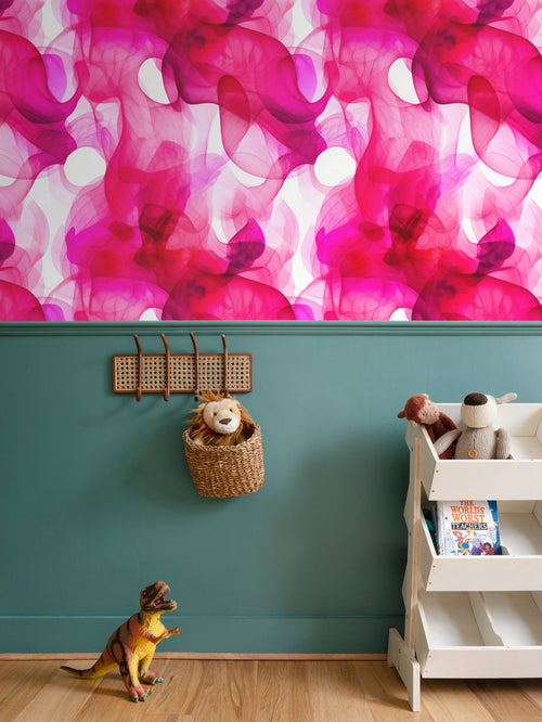 Elegant Pink Wallpaper: A Touch of Softness to Your Walls