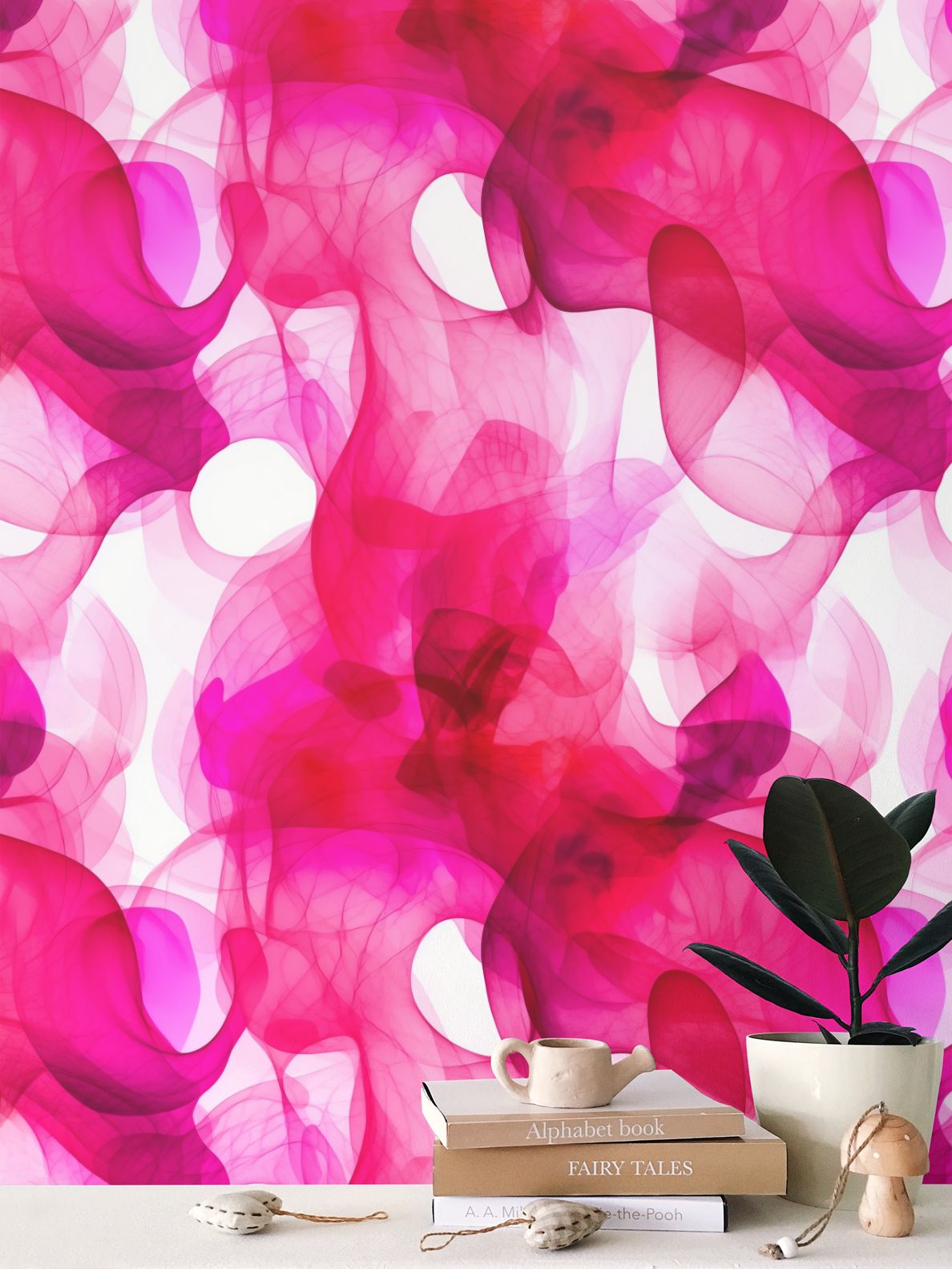 Elegant Pink Wallpaper: A Touch of Softness to Your Walls