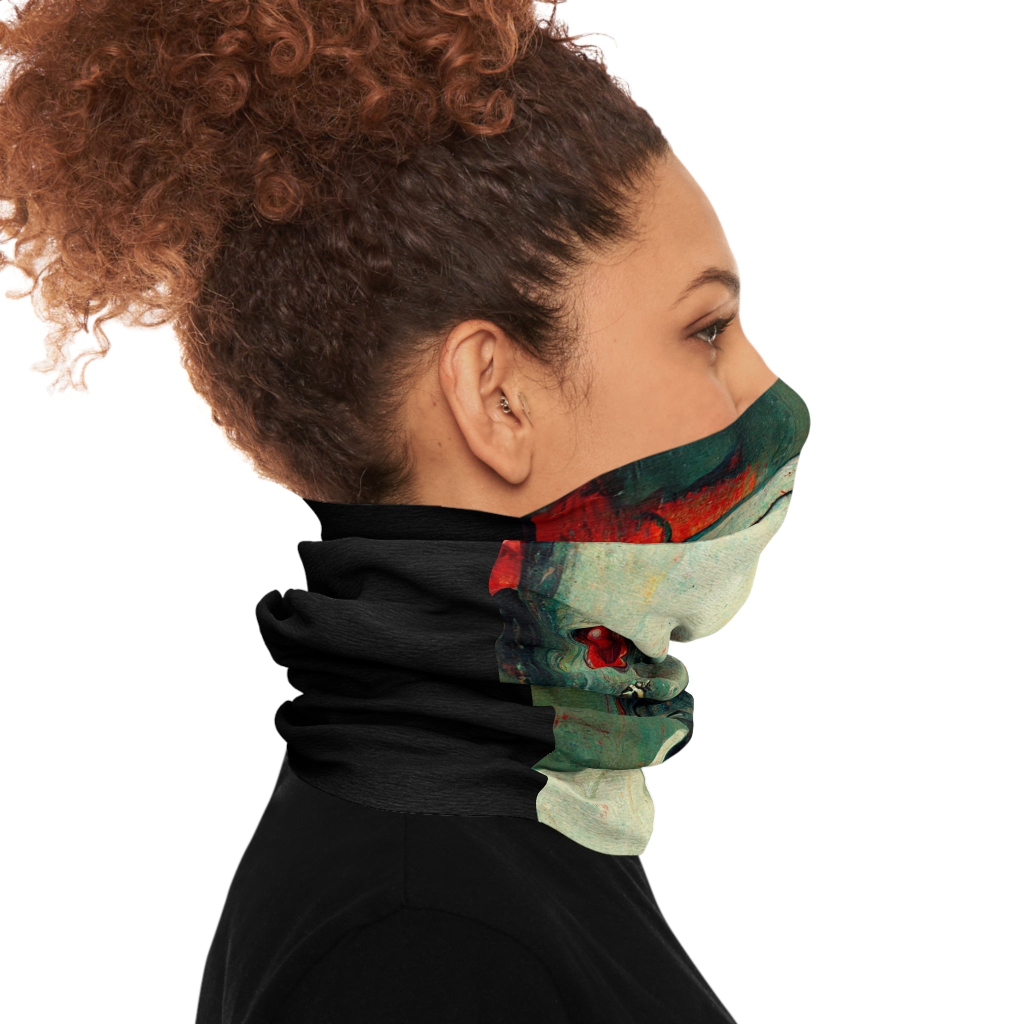 Blechhead Kids Tube Scarf: Friendly Robot & Halloween Excitement!