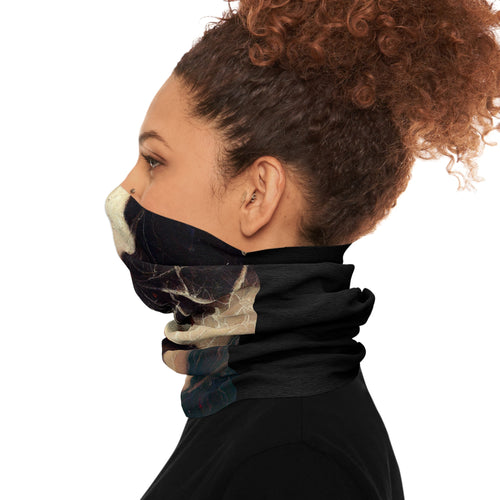 The Hole Halloween Tube Scarf: Half-Headed Fighter, Immortal & Frightening!