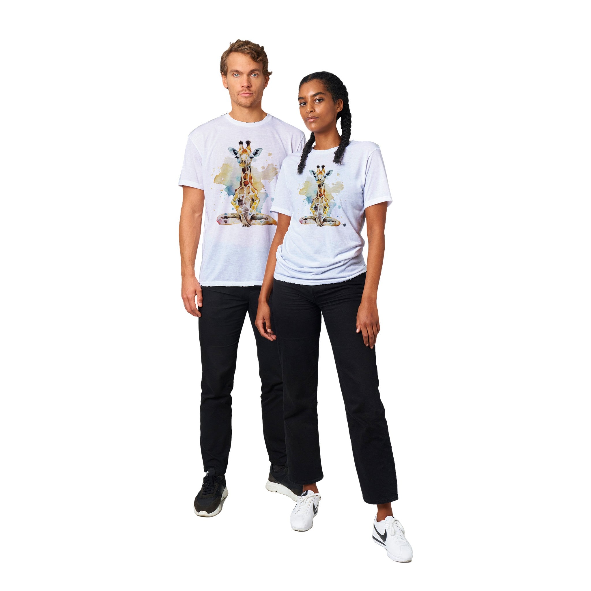 Meditative Giraffe's Day Out | High-Performance Unisex Shirt