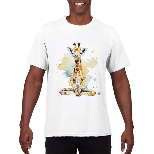 Meditative Giraffe's Day Out | High-Performance Unisex Shirt