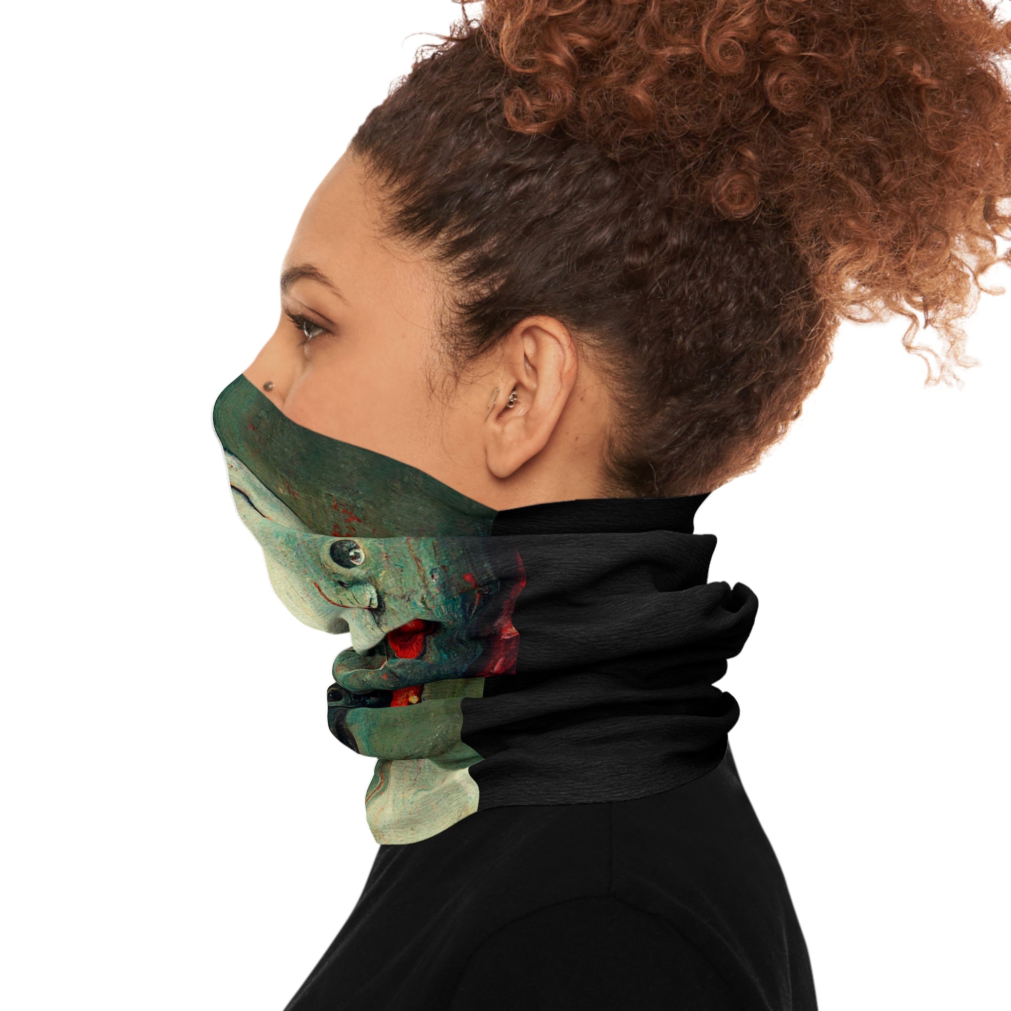 Blechhead Tube Scarf: Navigate Gaming Worlds with a Robot Gone Mad!