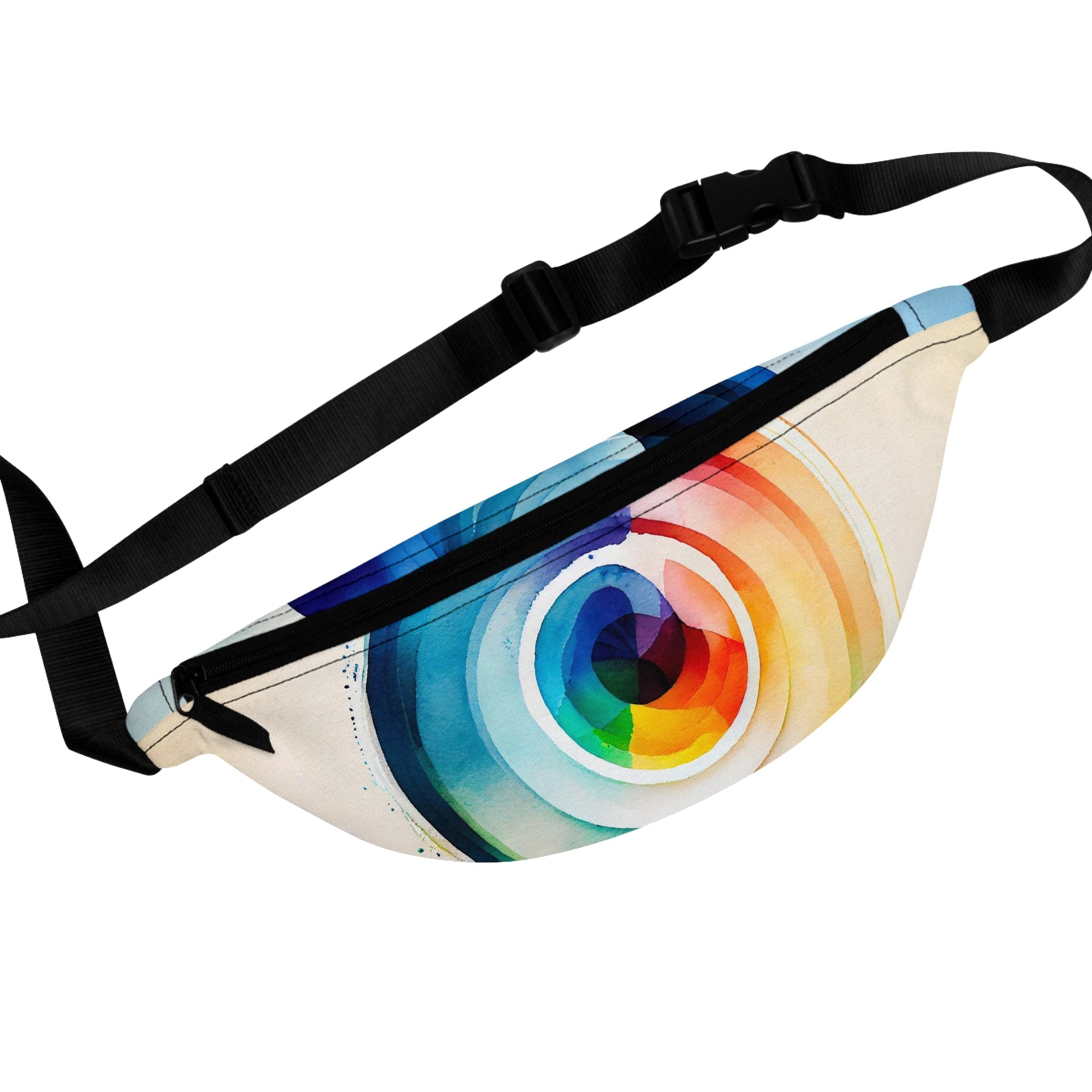 Color Wheel Eye Fanny Bag: A Gaze into Hipster Elegance