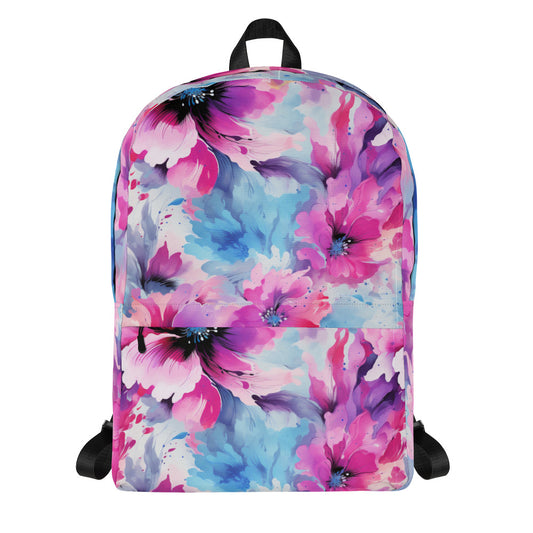 Blossoming Daydream: Affordable Pink-Hued Floral Backpack for Everyday Elegance