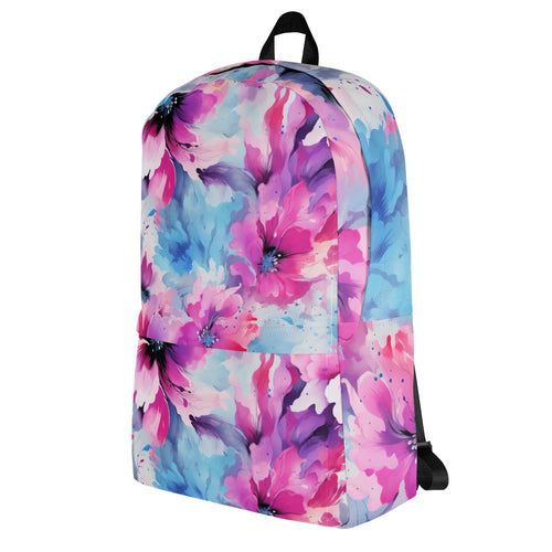 Blossoming Daydream: Affordable Pink-Hued Floral Backpack for Everyday Elegance