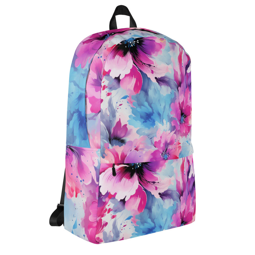 Blossoming Daydream: Affordable Pink-Hued Floral Backpack for Everyday Elegance