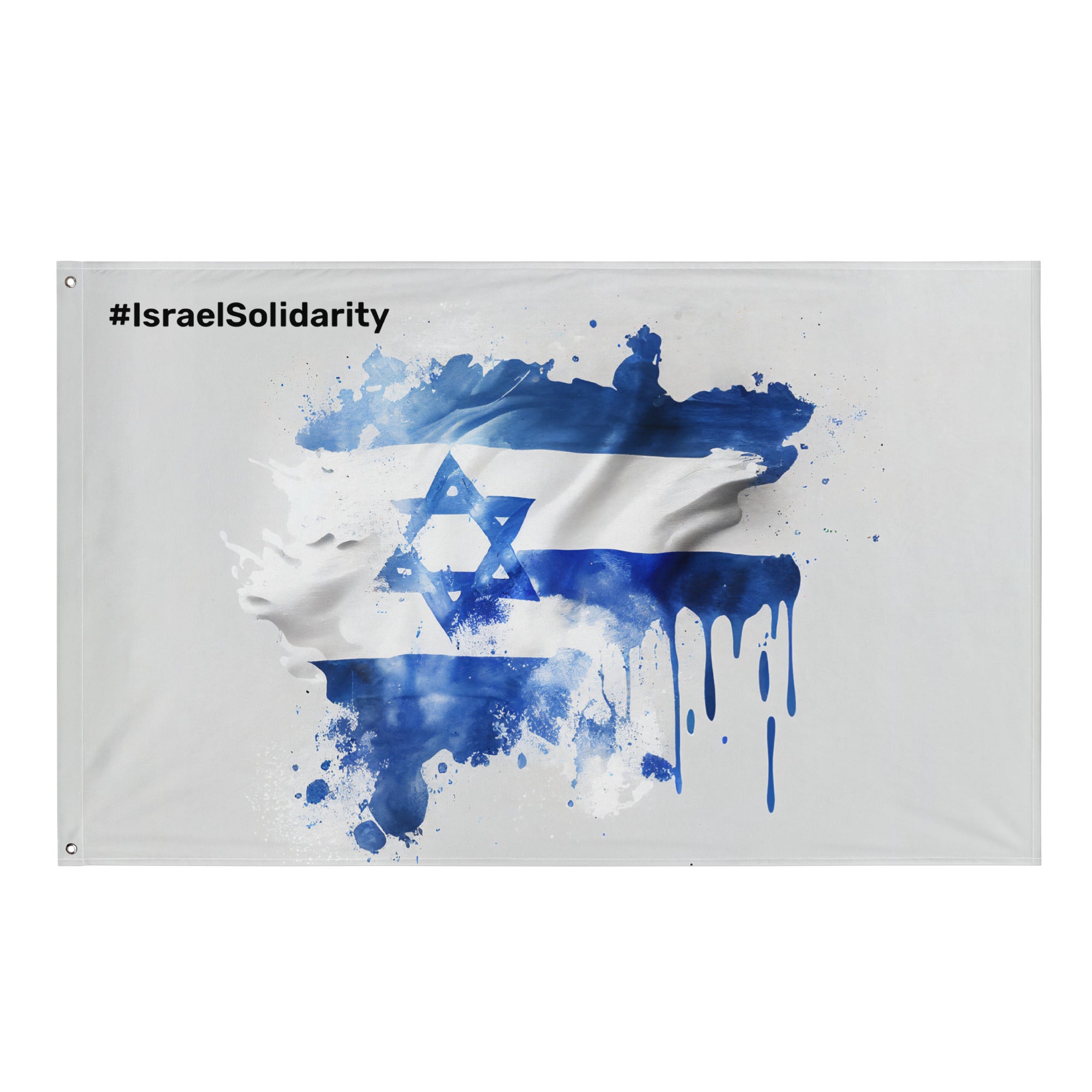 Solidarity Shines: #IsraelSolidarity Horizontal Flag, A United Front