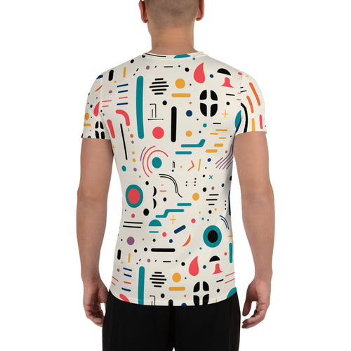 Digital Realm Athletic Tee: Customizable & Sweat-Resistant for Your Gaming Team!