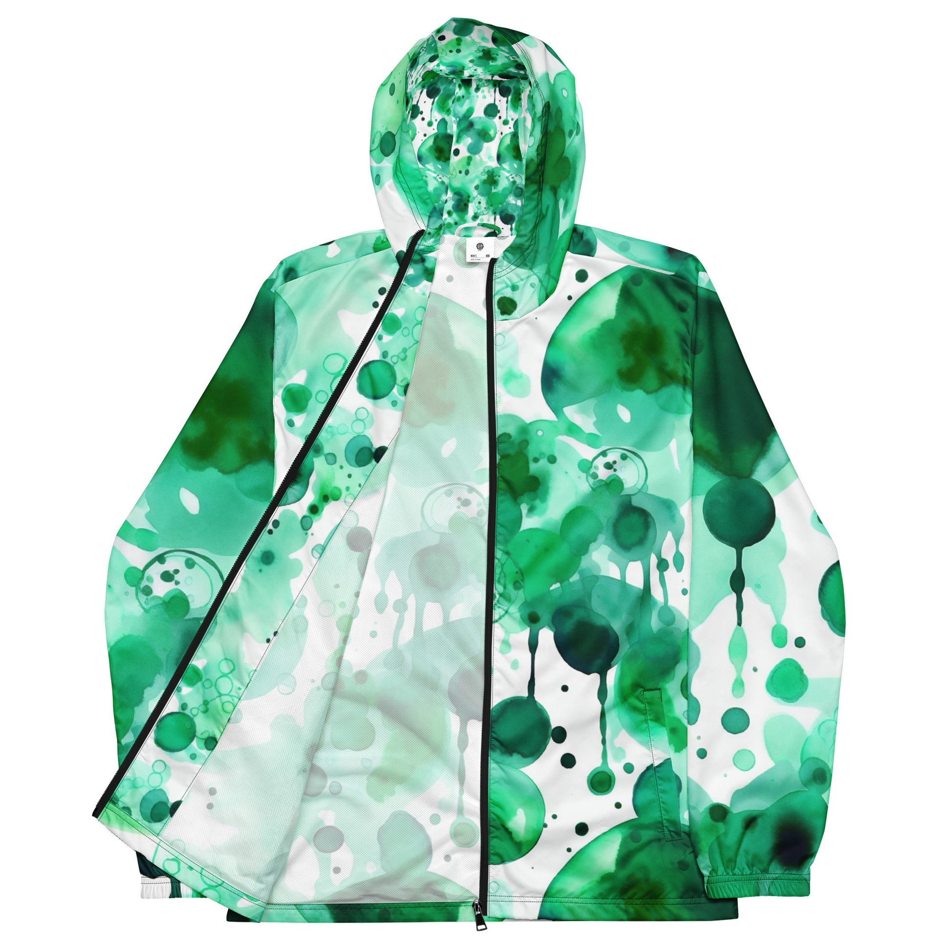 Forest Camouflage Drip: A Windbreaker for the Adventurous Soul