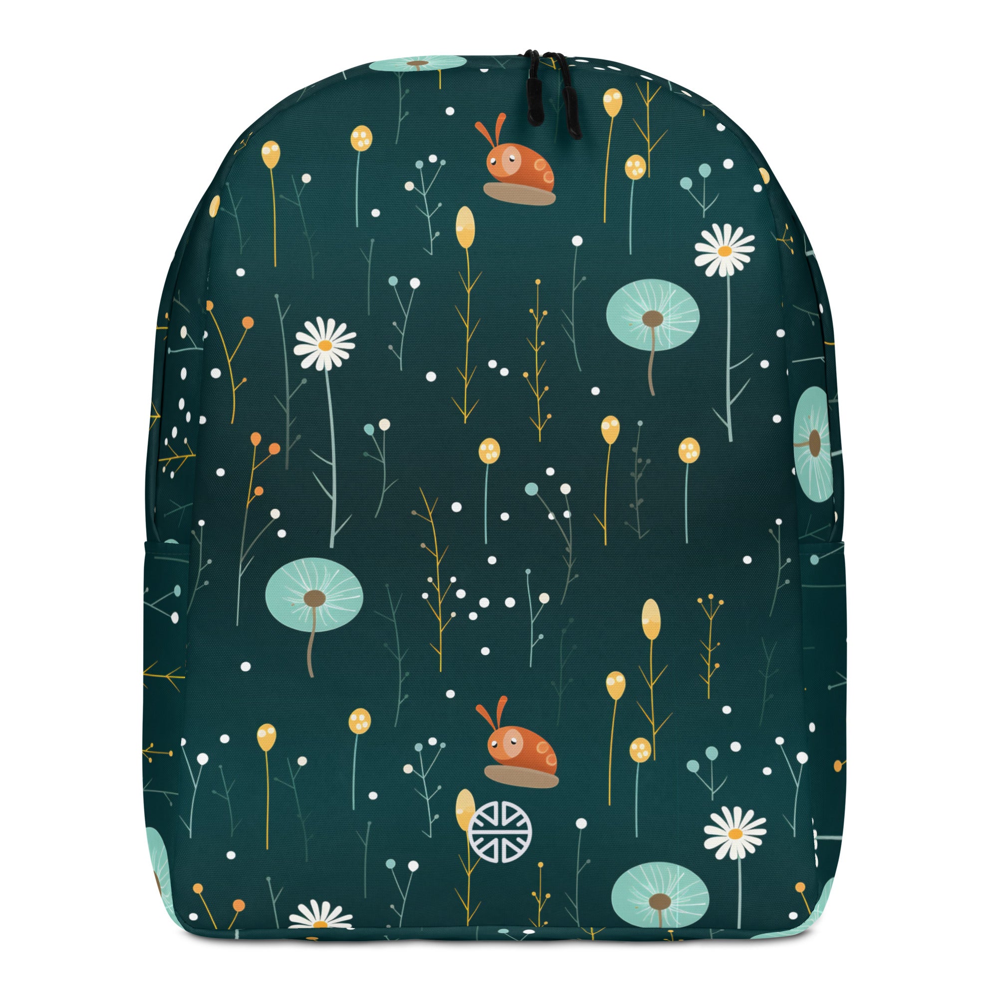 Petite & Playful Floral Snail Backpack: Your Little Elegant Adventure Buddy!