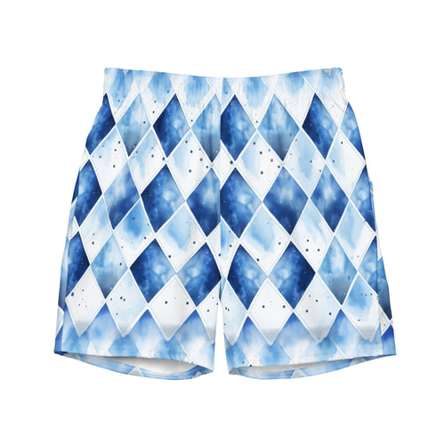 Festive Splash Swim Shorts: Oktoberfest Bavarian Rhombus - Vibrant & Unique, A Splashy Gift!