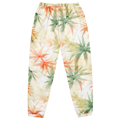 Herbal Haze Harmony Track Pants: Express Your Chill Vibes!