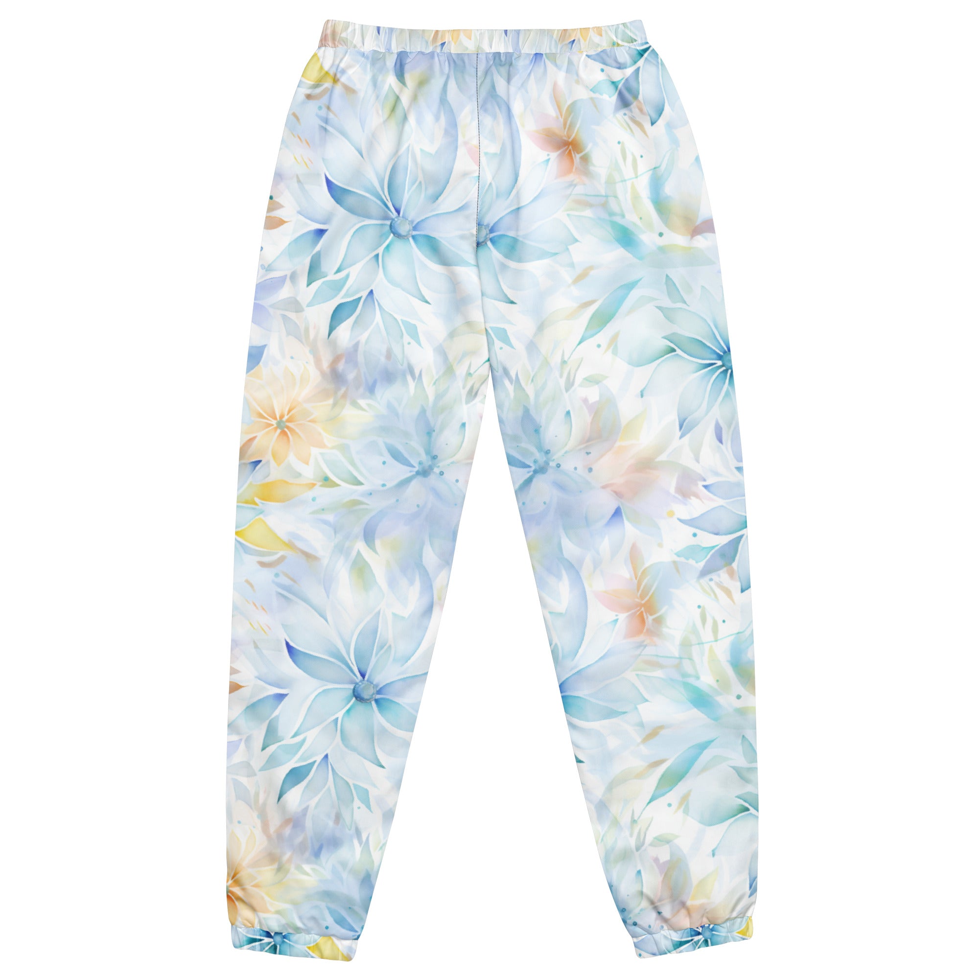 Elegant Pastel Floral Chill Pants: Unisex Comfort for Home & Work!