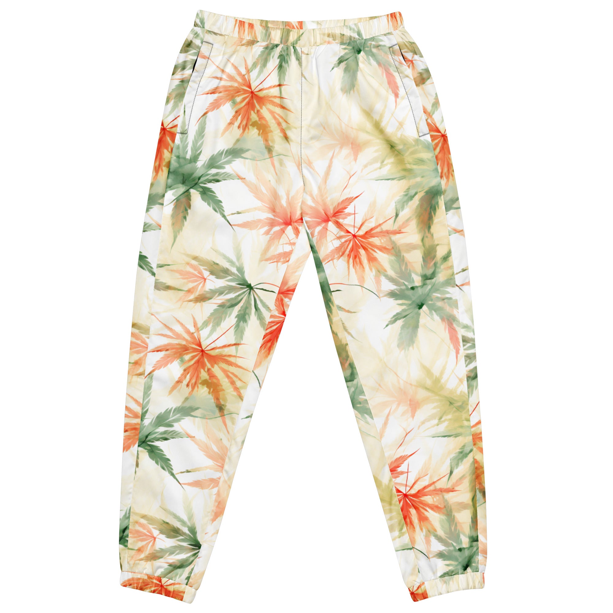 Herbal Haze Harmony Track Pants: Express Your Chill Vibes!