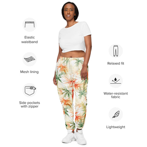 Herbal Haze Harmony Track Pants: Express Your Chill Vibes!