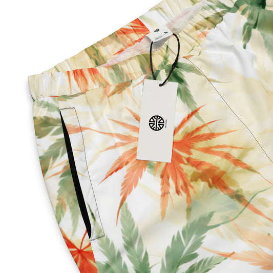 Herbal Haze Harmony Track Pants: Express Your Chill Vibes!