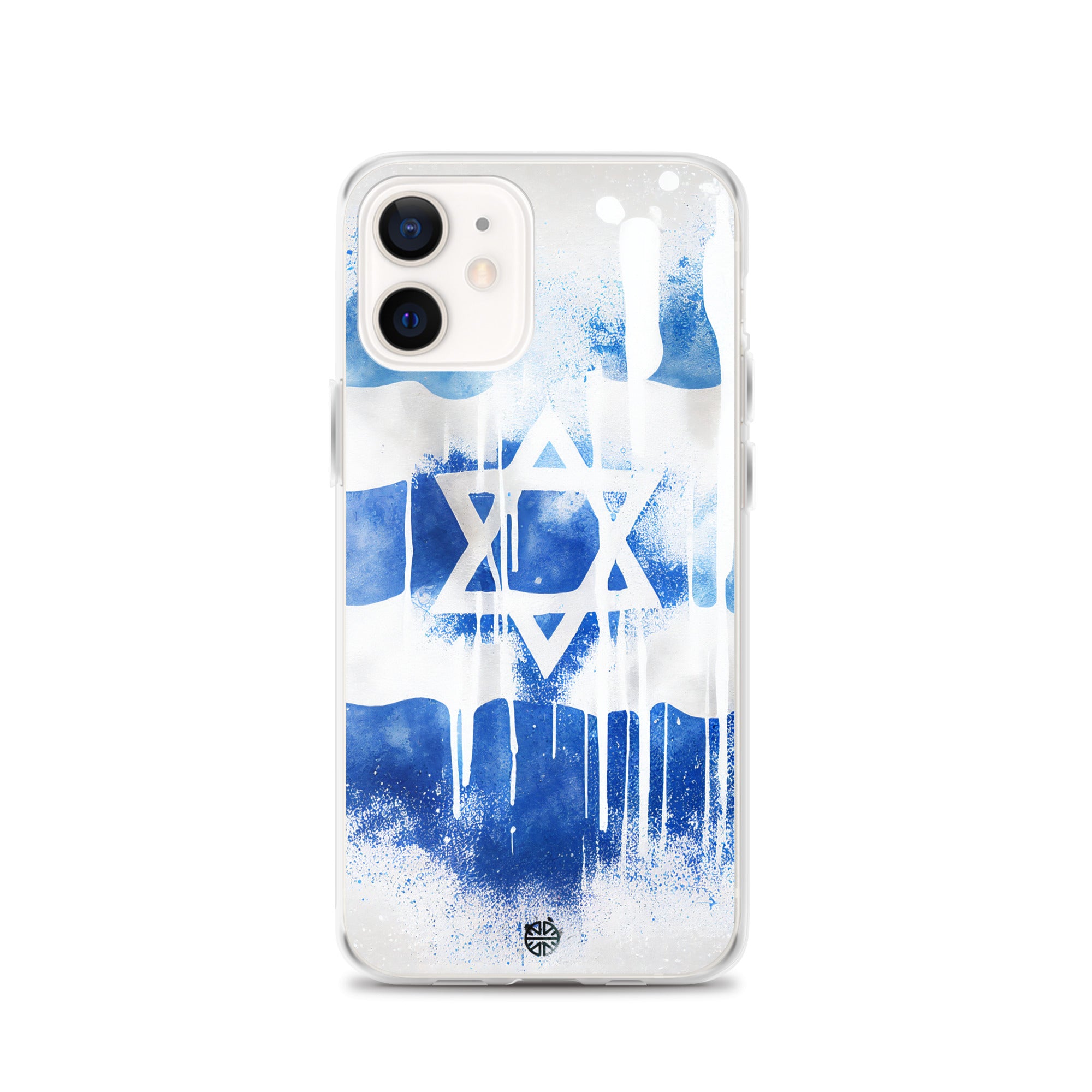 Clear Case for iPhone®| Eternal Support | Israel Flag Splash Smartphone Cover | FREE Shipping Worldwide!