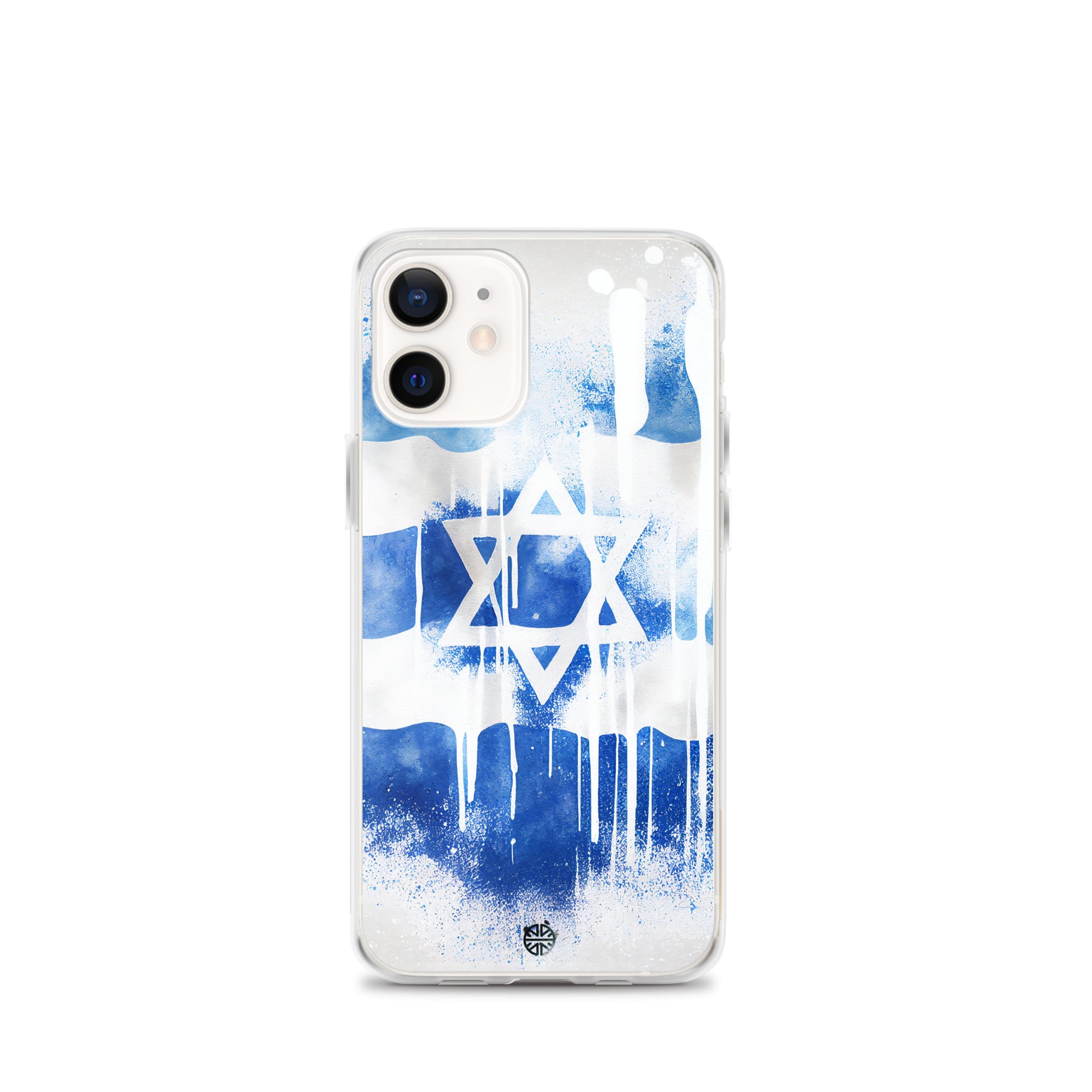 Clear Case for iPhone®| Eternal Support | Israel Flag Splash Smartphone Cover | FREE Shipping Worldwide!