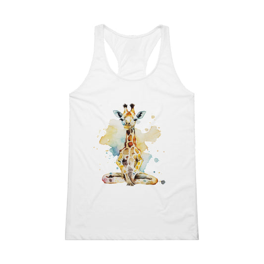 Joyful Giraffe's Yoga Journey | Breathable Performance Tank