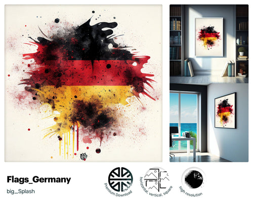 Strong Hilarious German flag, Nifty Cute Screen print, Jazzy Crazy Youthful Optimistic Hypnotic JPG