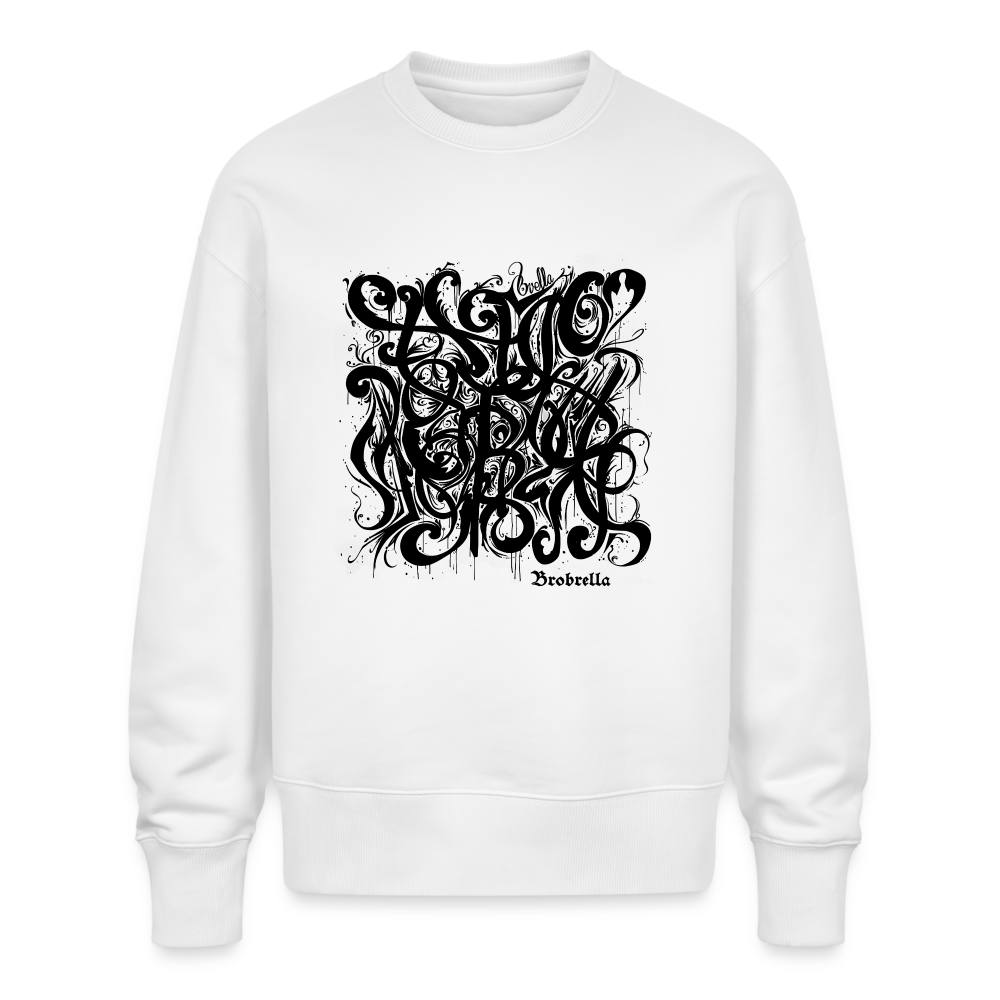 Arabic crewneck - white