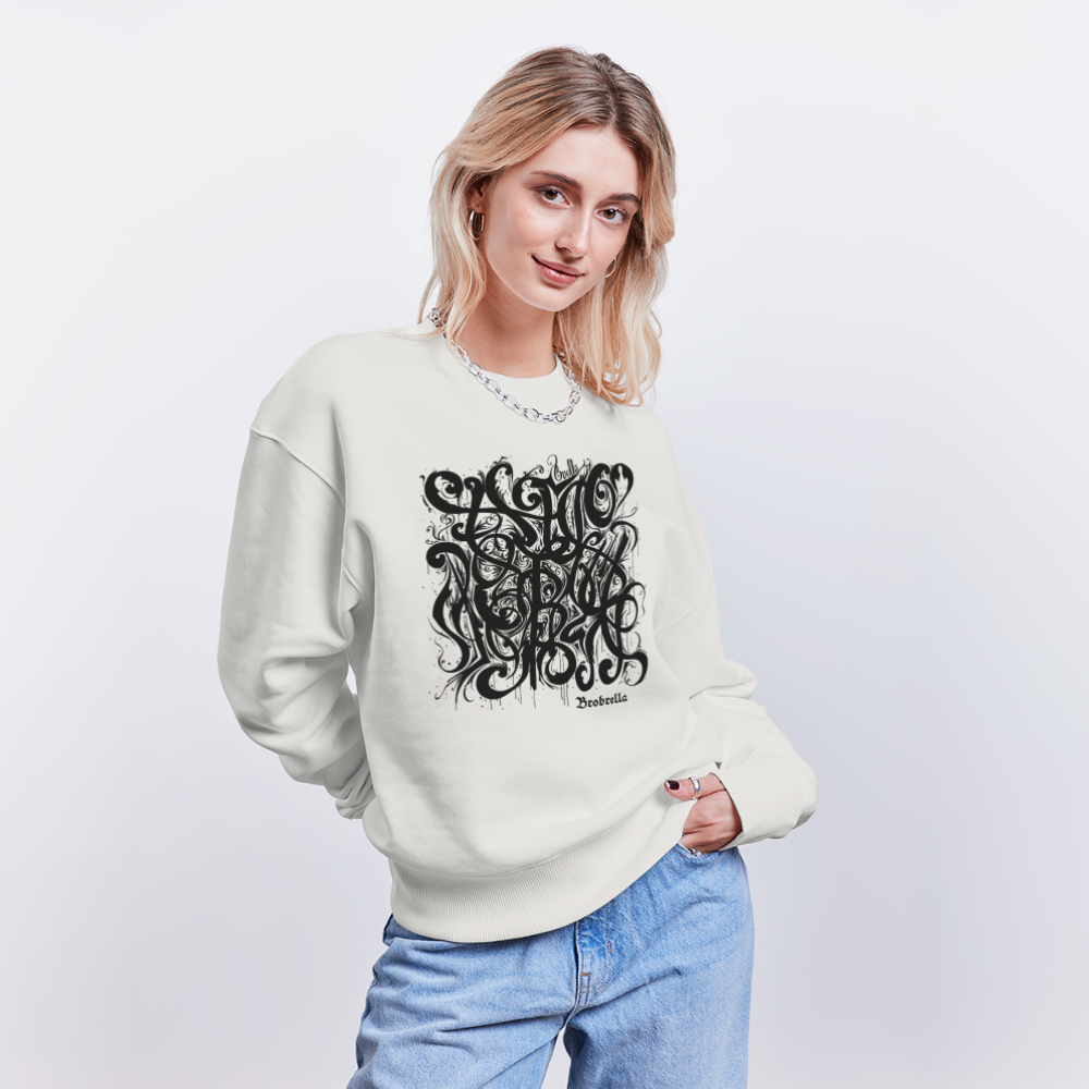 Arabic crewneck - OFF WHITE