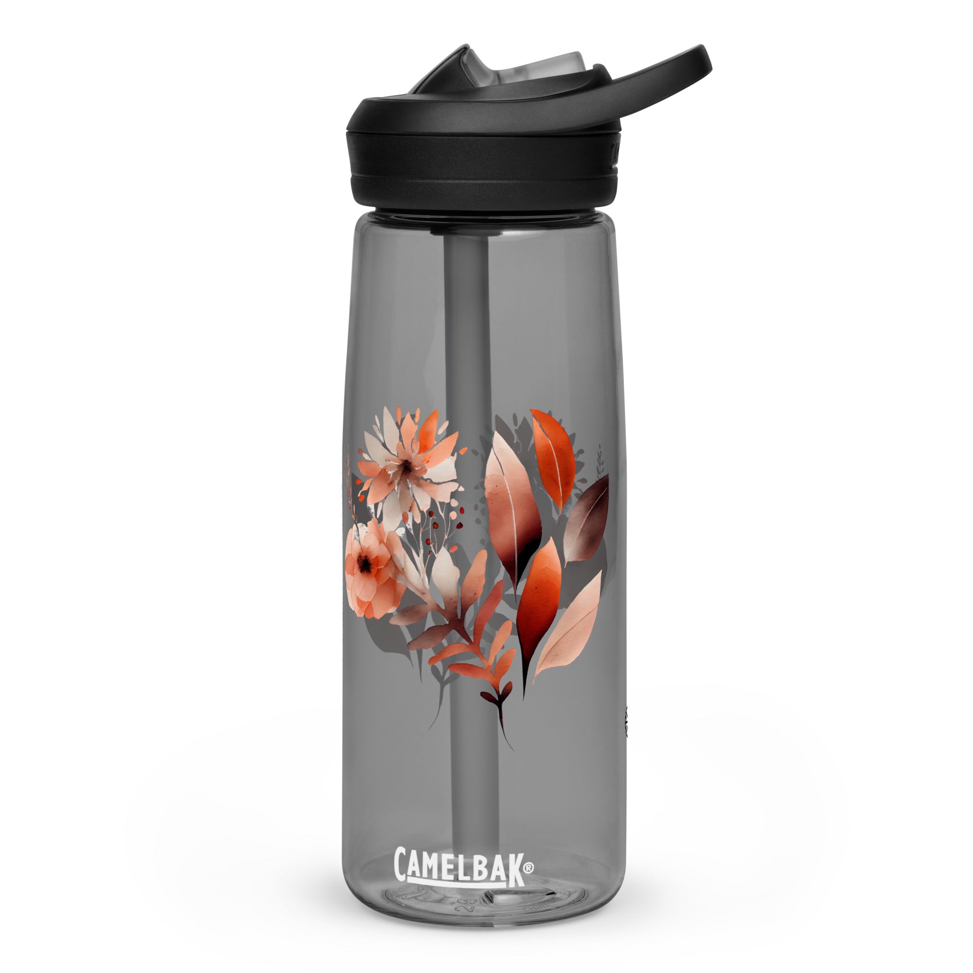 Delicate Feminine Blossom in a Colorful Garden Sports Water Bottle