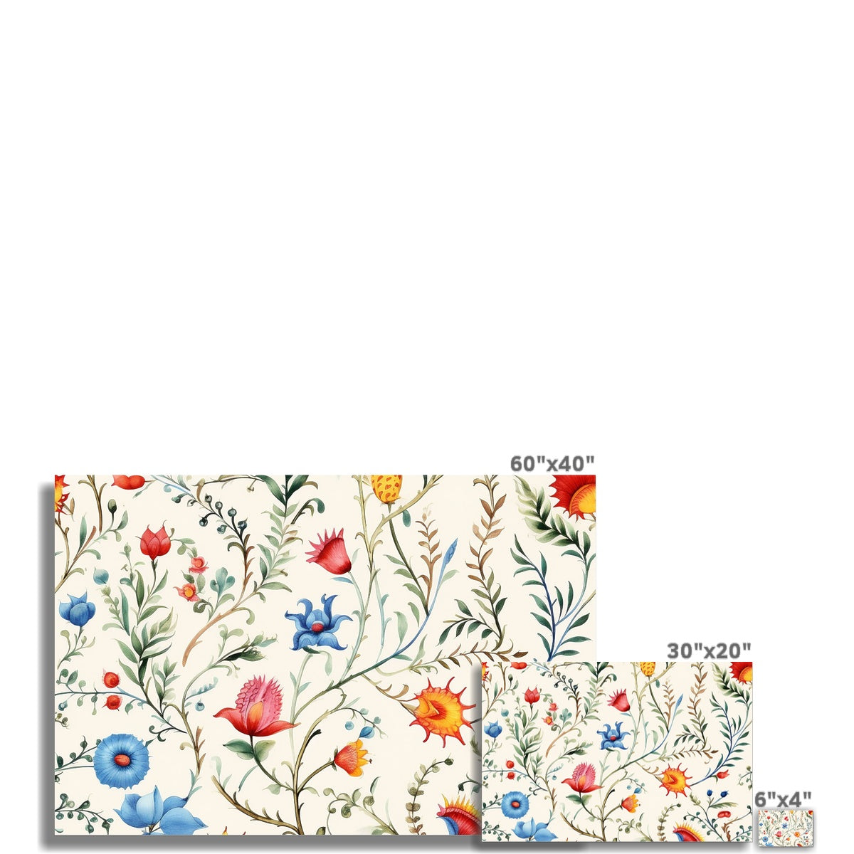 Mexican Floral Symphony Fine Art Print: A Vibrant Tribute to Tradition!