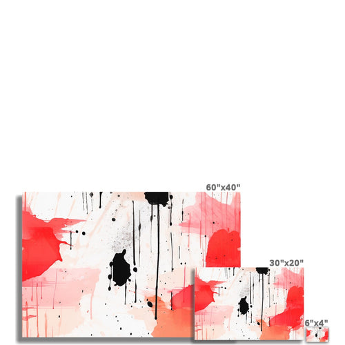 Red Splasher: A Canvas of Red Expressing Passionate Art!