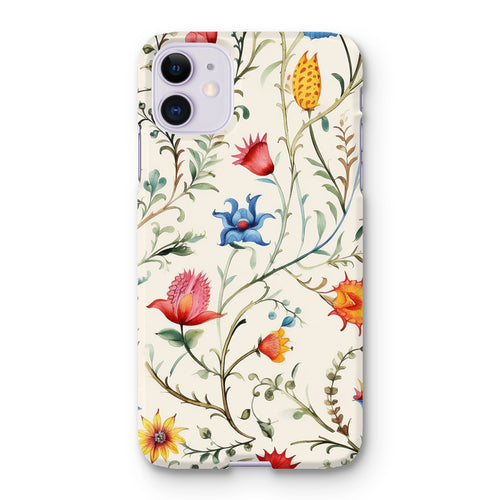 Vibrant Mexican Floral Snap Phone Case: Protect with Tradition!