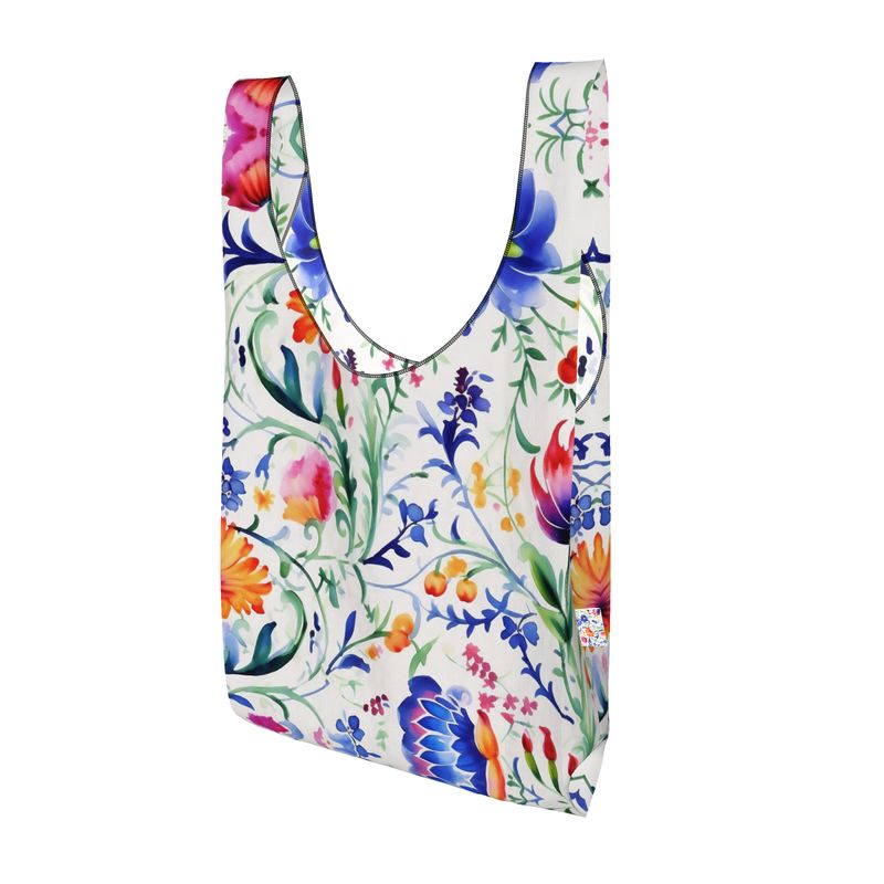 Mexican Floral Symphony Parachute Bag: Shop with Tradition!