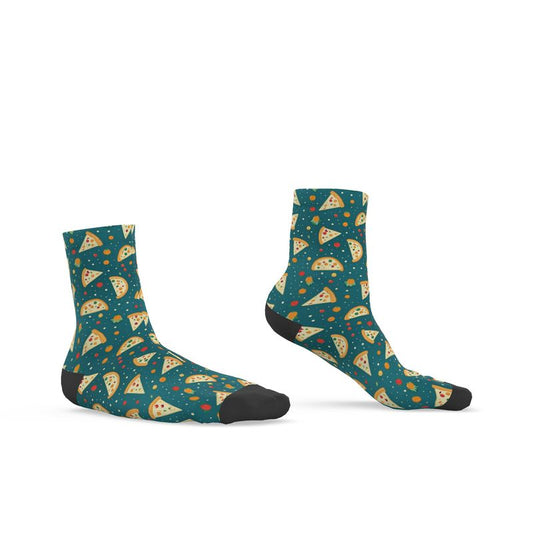 Savor Every Step // Pizza Pattern Socks – Walk with a Slice of Joy!