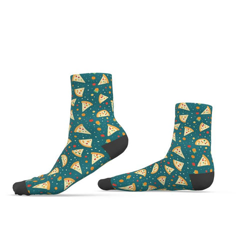 Savor Every Step // Pizza Pattern Socks – Walk with a Slice of Joy!