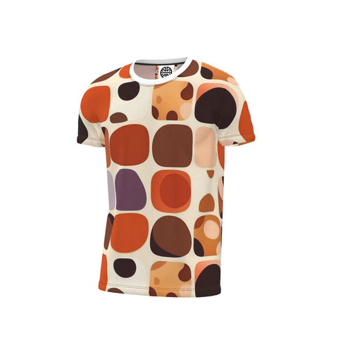 Retro Cyberpunk Vibes: 70s Dotted Explosion All-Over T-Shirt